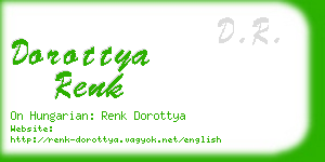 dorottya renk business card